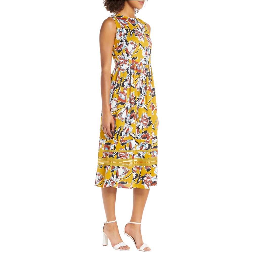 Chelsea28 Floral Print Sleeveless Midi Dress (S) - Picture 2 of 13